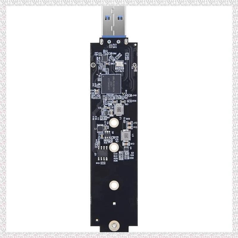 (Ogl) M . Adaptador 2 SATA NVMe SSD Para USB 3.1 , Placa Conversora Externa PCI-E-Gen 2 PCIe Tipo A