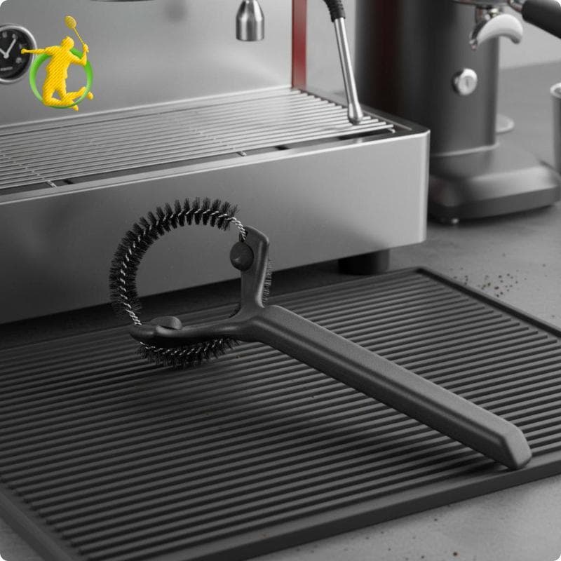 [Asiyy] Escova De Limpeza Para Cafeteira , Máquina De Café Expresso Com Cerdas De Nylon , Cabo Longo , Design Compacto ,