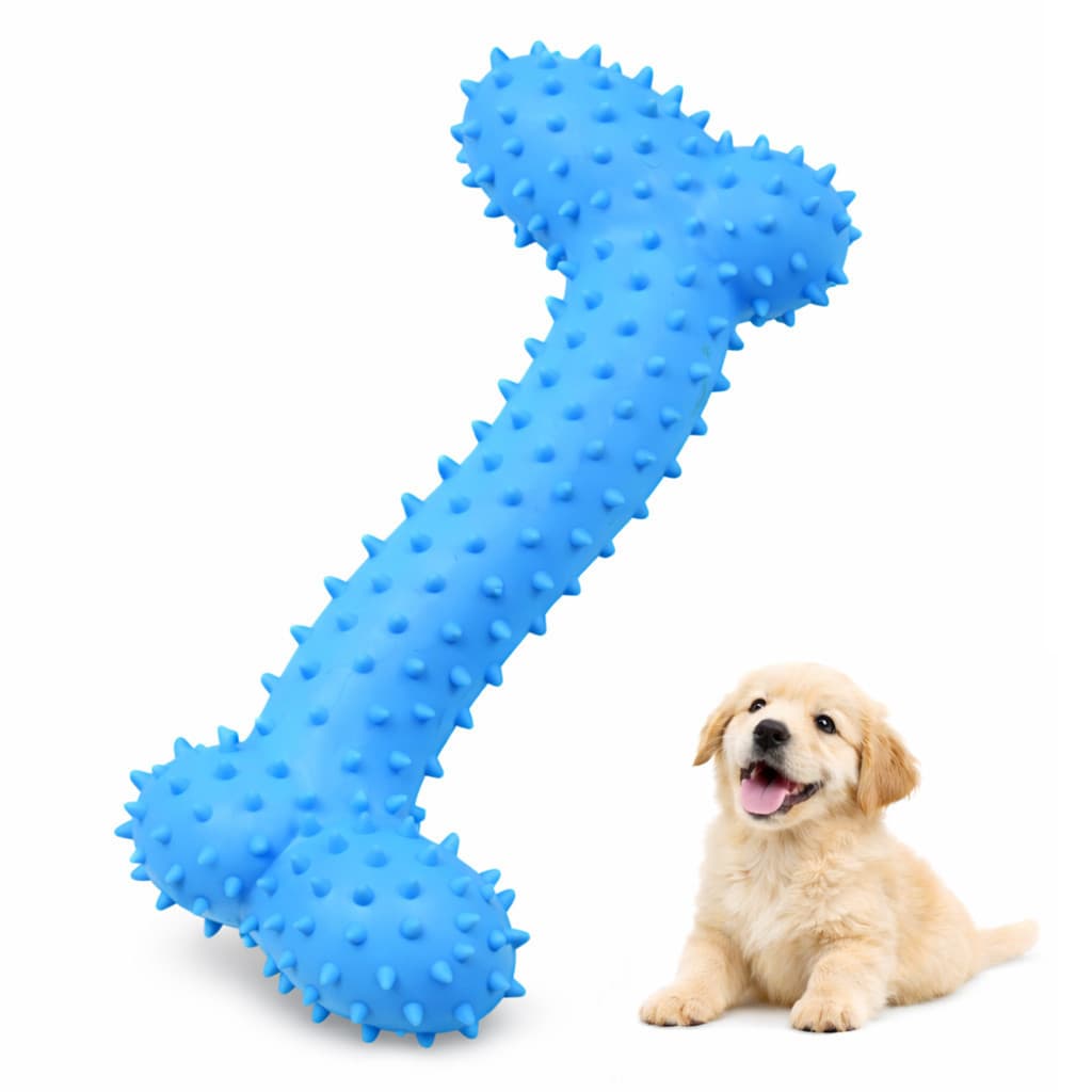 Brinquedo para mastigar para cães, um osso resistente para a limpeza dos dentes de cachorros e para treino de resistênci