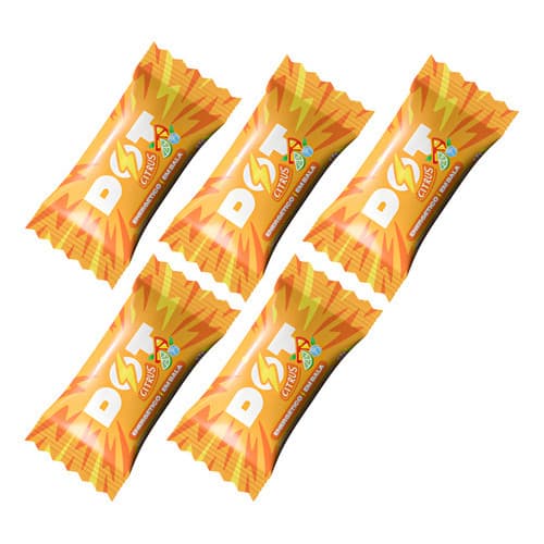 Energético Dot Citrus 10 Pastilhas = 5 Saches