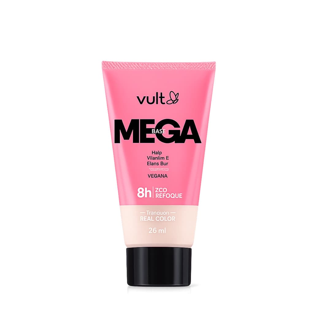 Base Líquida Mega Base Vult Cor V150 26ml Alta Cobertura