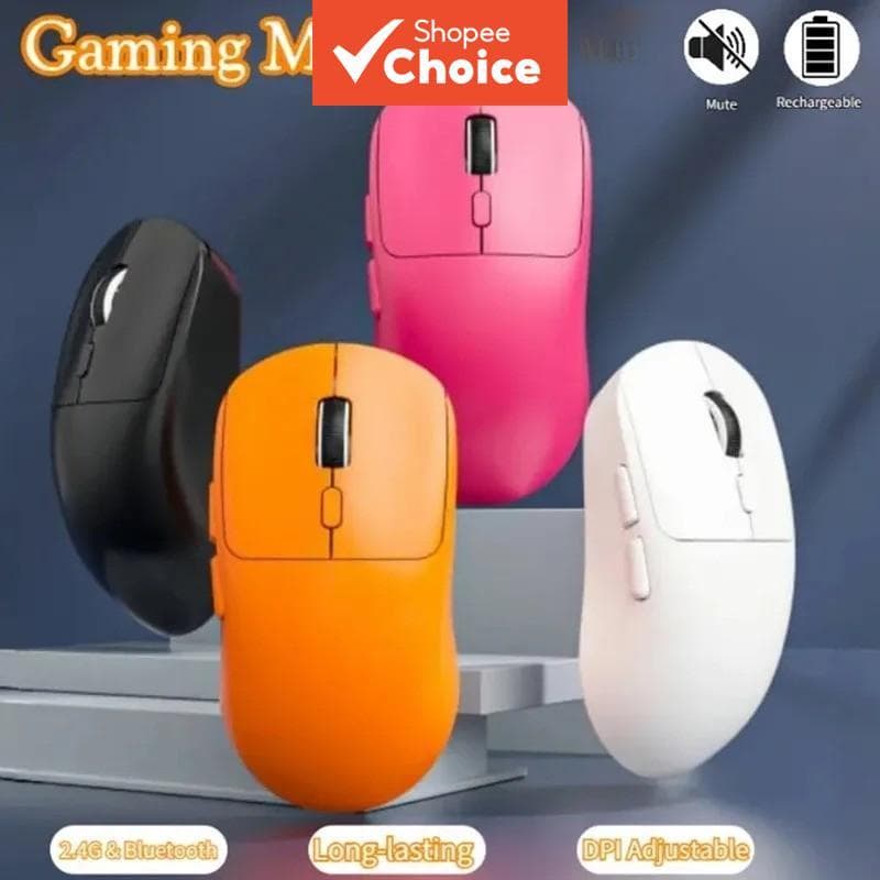 M348 Itly Mouse De Modo Duplo Sem Fio Bluetooth Recarregável Ergonômico Silencioso De Alta Precisão Perfeito Para Jogos 