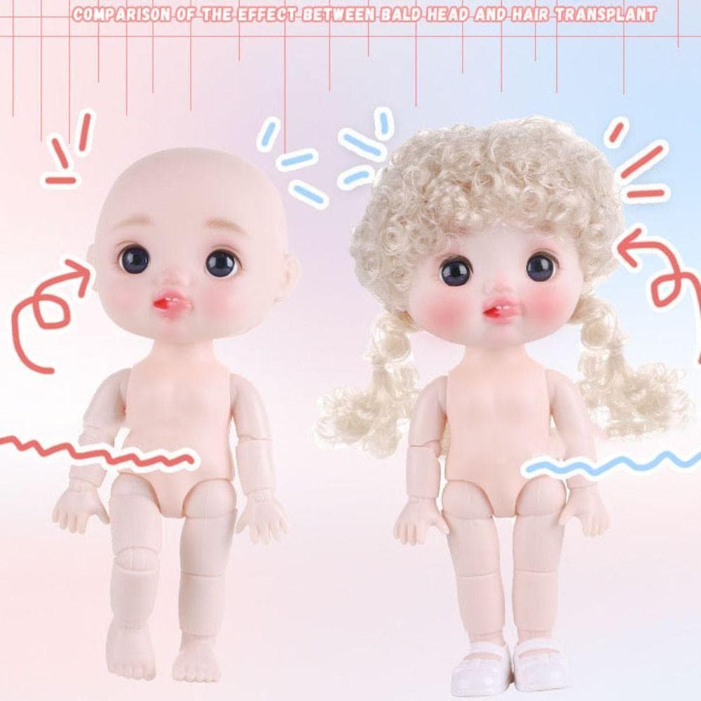 Boneca Nua De 21 Juntas Esféricas , Brinquedos Lindos Corpo De Articulada Móvel 1/6 BJD , Kawaii