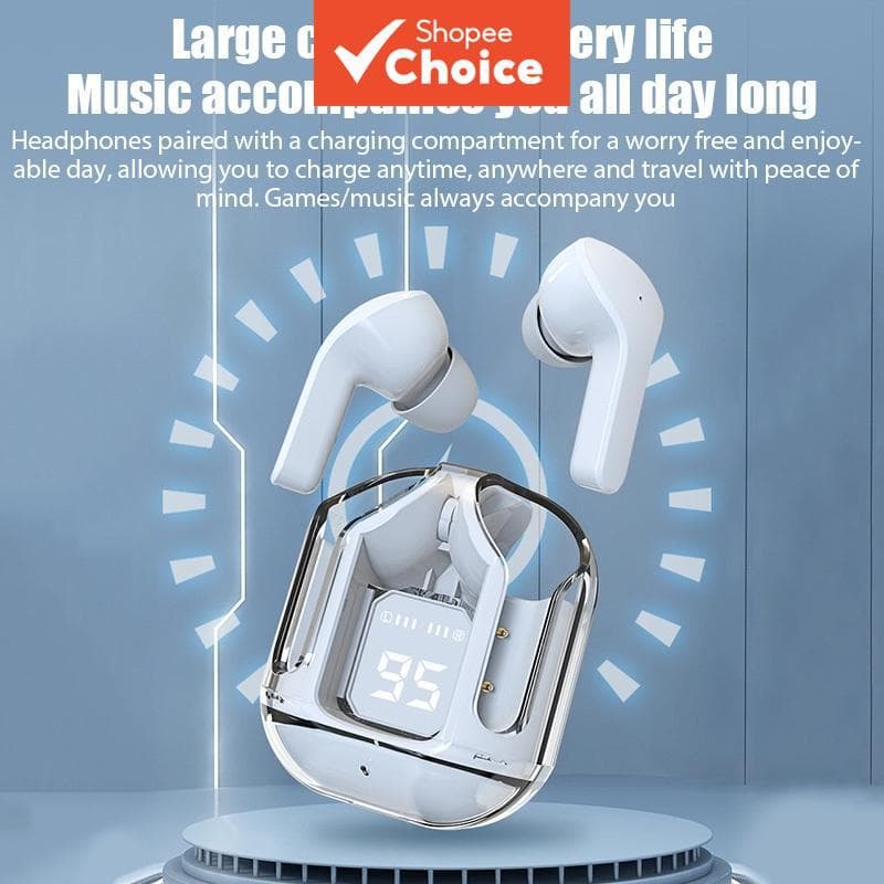 TWS Fones De Ouvido Sem Fio Air31 Bluetooth Alta Fidelidade 9D Som Estéreo Redução Ruído Fone Com Microfone