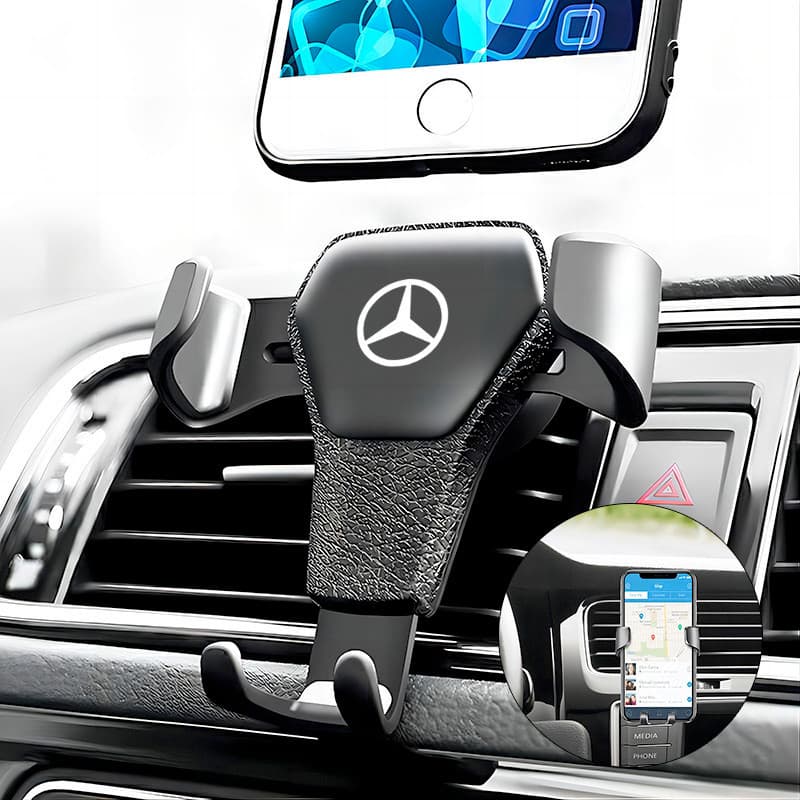 Produtos automotivos: Suporte de celular para carro com fixação universal na saída de ar, com sensor de gravidade, para 