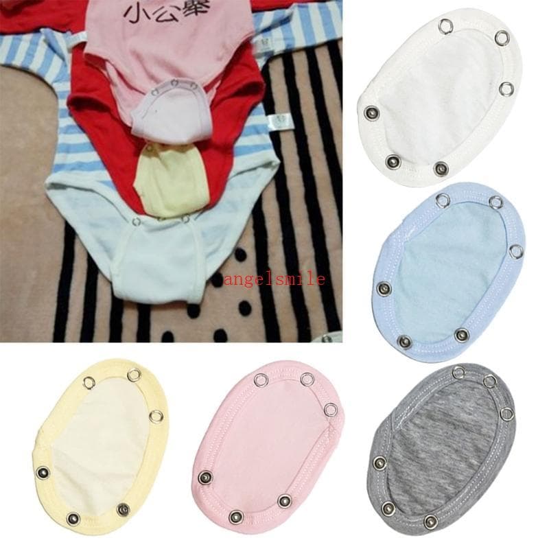 Melhor 5 Pçs Macacão Do Bebê Fralda Infantil Comprimento Extensor Recém-Nascido Bodysuit Botão Pressão Estendida Para