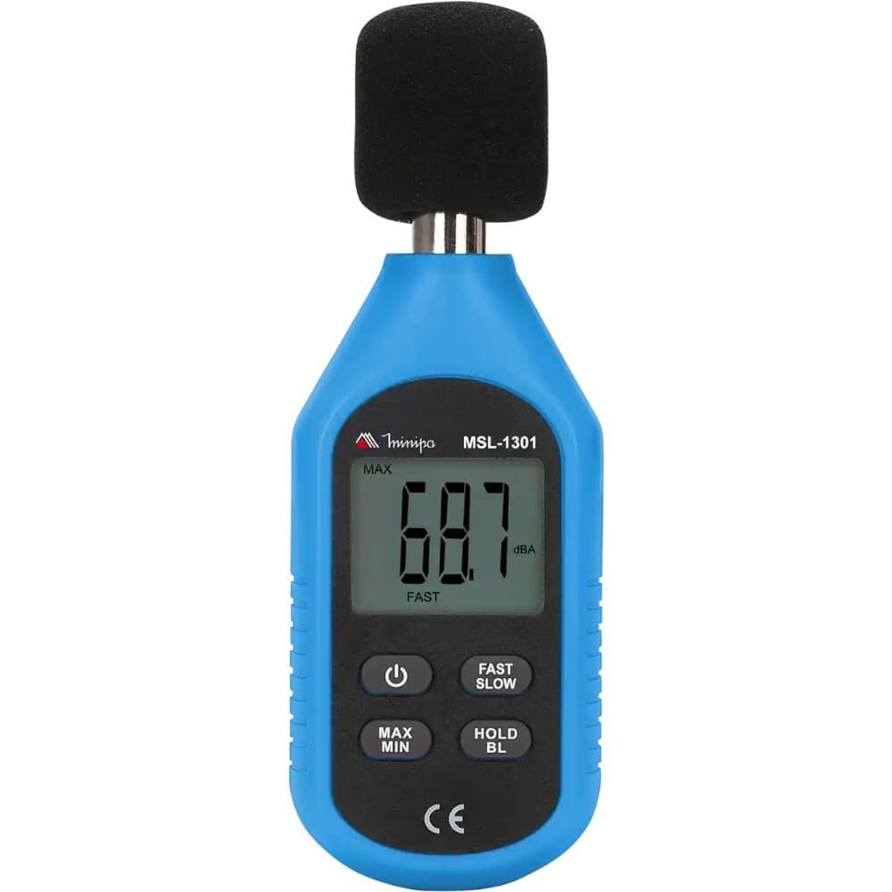 Decibelimetro digital mini com medição 30 a 130 dB - MSL-1301 - Minipa