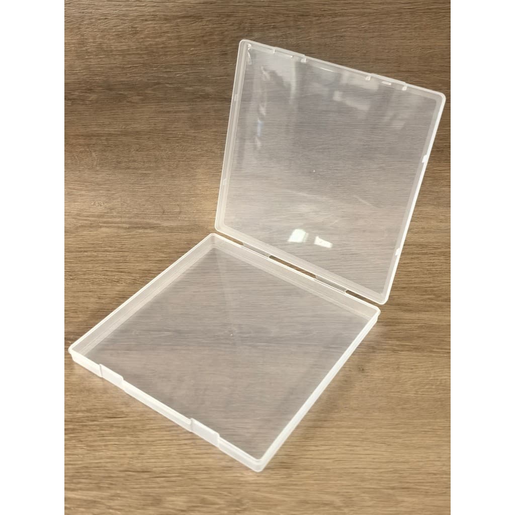 18*18*1.7CM caixa de plástico quadrada cor chumbo lápis caixa jóias papelaria caixa ferramentas de ferragem caixa de fot