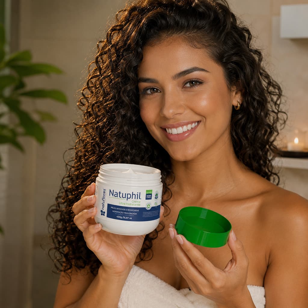 Kit 2 Hidratantes Corporais Natuphil 450g Hidratação Intensa