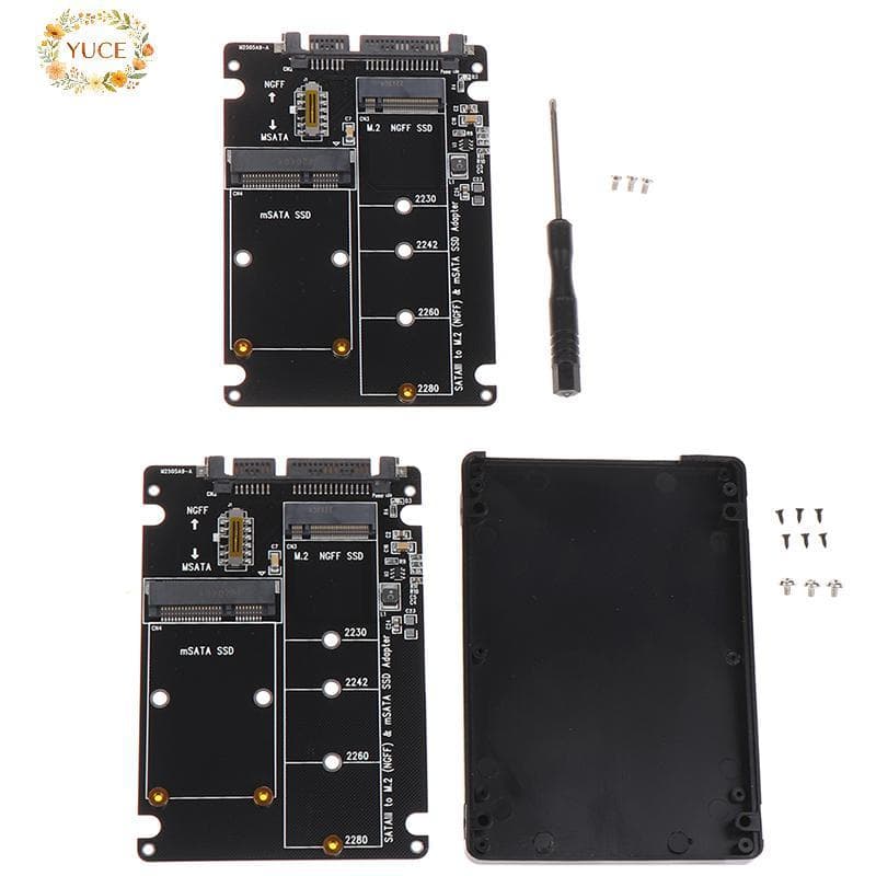 YUCE NGFF Para SATA 3 Gabinete HDD Externo MSATA SSD Adaptador M . 2 Placa Adaptadora De Protocolo Quente