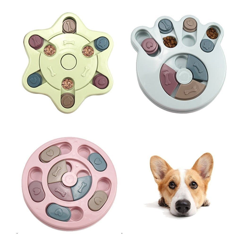 Brinquedos Para Cães-Alimentador De Quebra-Cabeça Comida De Cachorro/Gato , Brinquedo Interativo Anti-Asfixia Distribuiç