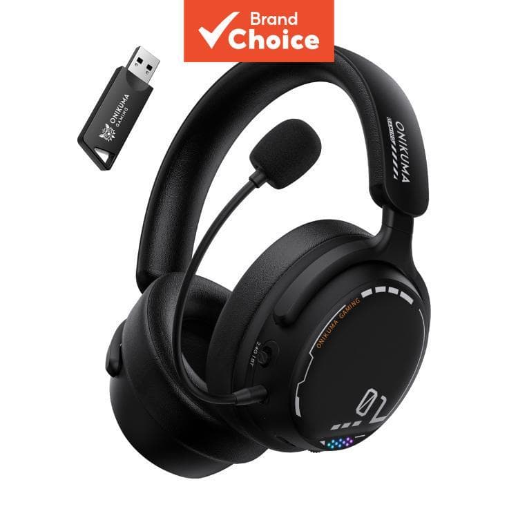 ONIKUMA GT886 Fones de ouvido de três modos Bluetooth 2.4G Fones de ouvido com fio Fones de ouvido para jogos Fones de