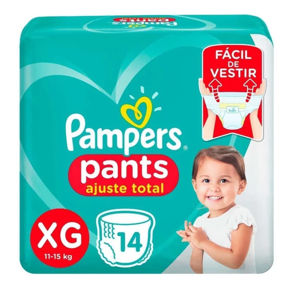 Fralda Pampers Pants XG com 14 Unidades