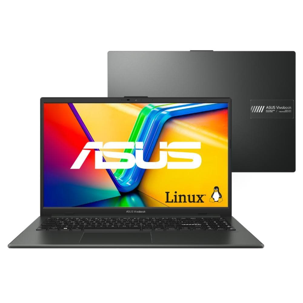Notebook ASUS Vivobook Go 15 E1504FA AMD Ryzen 5 7520U 16GB Ram 512GB SSD Linux Tela 15,6"LED NJ1288