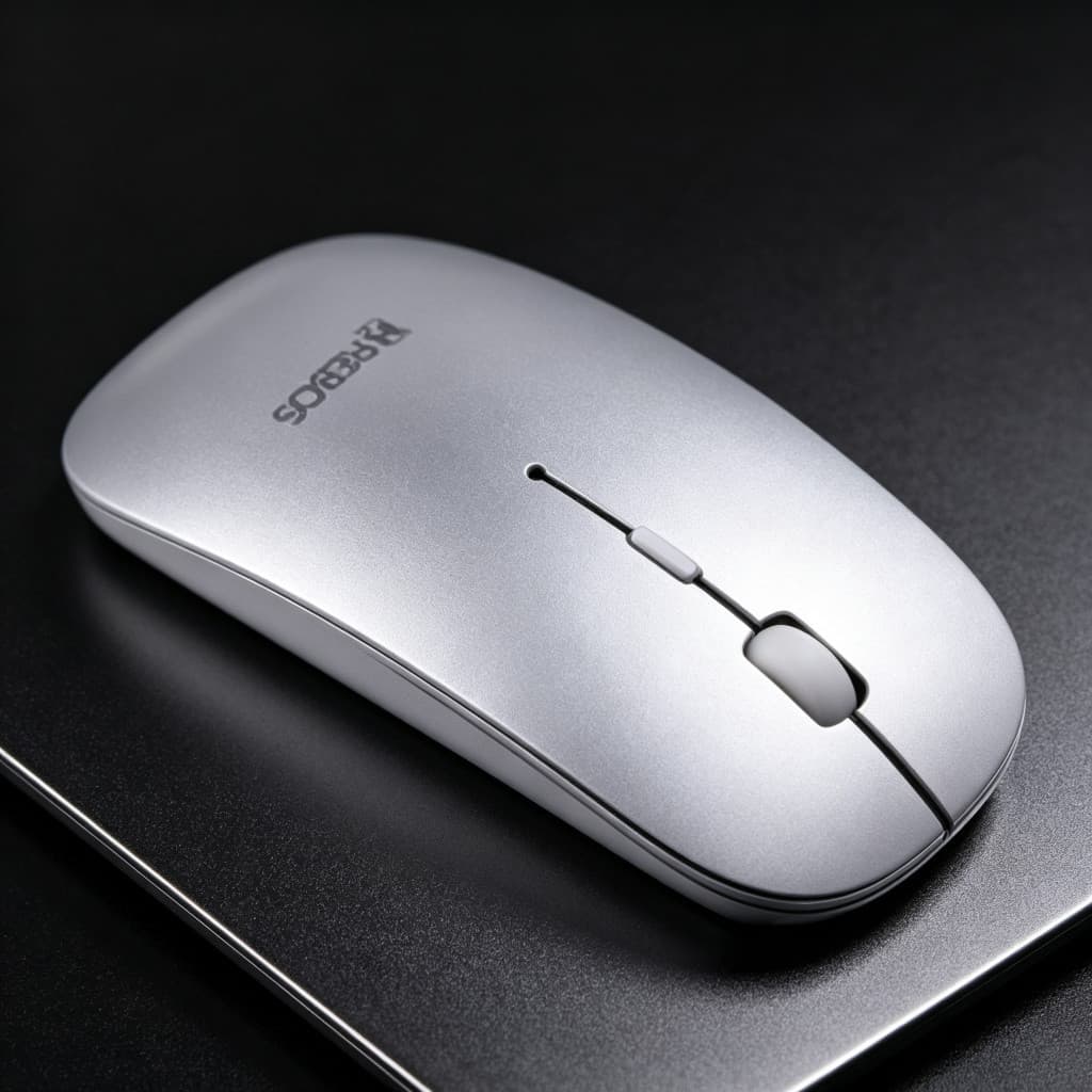 Mouse Sem Fio Hrebos Wireless 2.4Ghz Recarregável Bluetooth Para Windows Notebook iOS Macbook