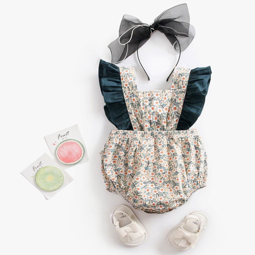 Estilo europeu americano novo estilo roupas da menina do bebê verão bebê menina sem mangas azul roupas de bebê menina Ta