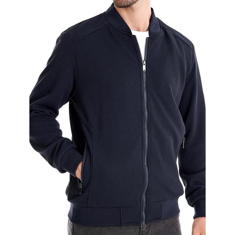 2026 Primavera Outono Novo Estilo Masculino Gola Alta Jaqueta Casual Jaqueta Masculina Sem Gola Comércio Exterior Pedido