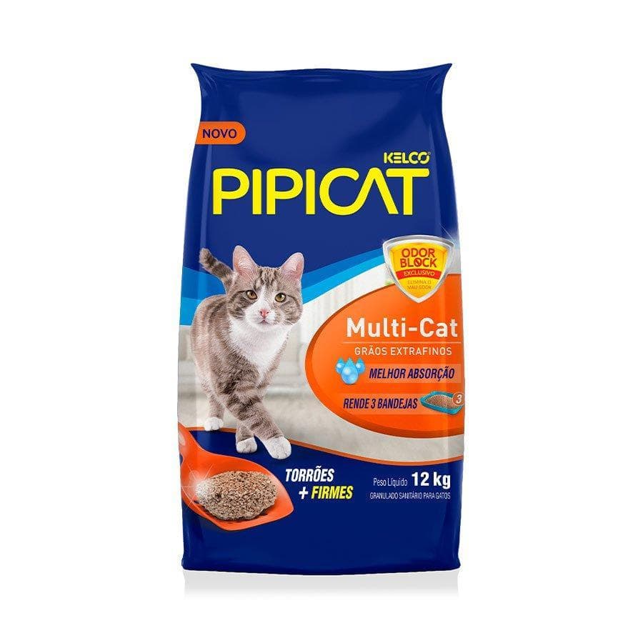 Areia Sanitária Kelco Pipicat Multicat 12 Kg