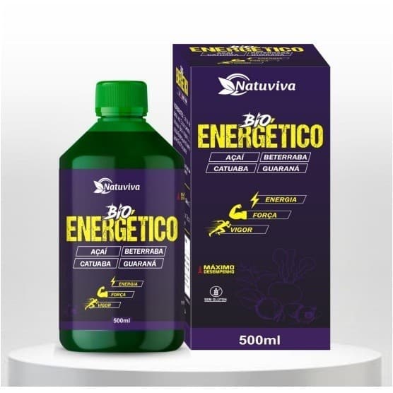 Energético Natuviva 500ml | Mais Disposição | Foco e Vitalidade