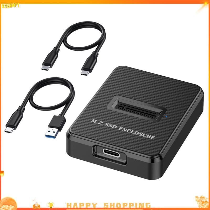 Gabinete SSD M . 2 De Baía Única De 10 Gbps Caixa Externa De Disco Rígido SATA NGFF/NVME Estação De Acoplamento