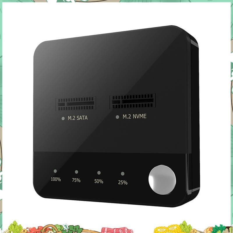 M . 2 SATA Duplicador Para Nvme SSD Gabinete Estação De Acoplamento De Disco Rígido Externo Com Clone Leitor M2 HDD