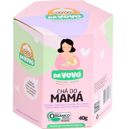 Chá Do Mamá Apoio Para Amamentação Orgânico 40g