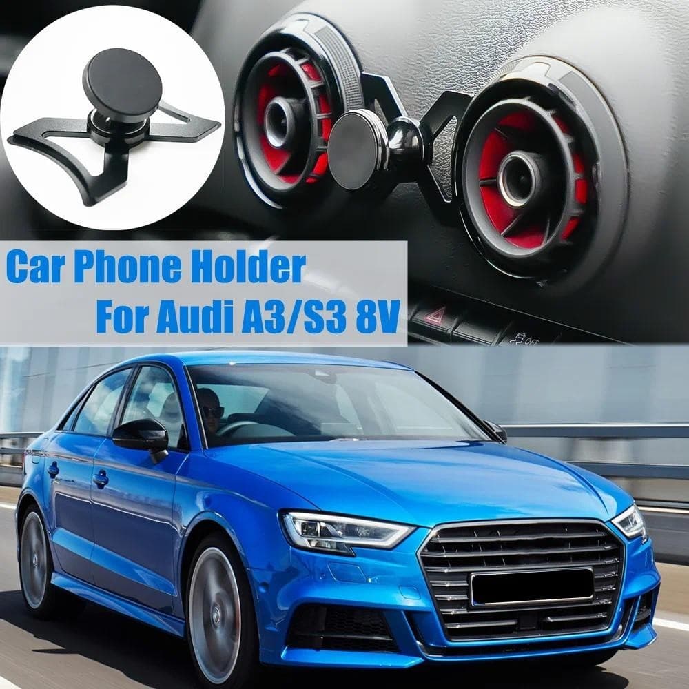 Para Audi A3 S3 RS3 8V 2013 + Suporte De Telefone Carro Magnético De Montagem De Ventilação De Ar Acessórios GPS Móveis 