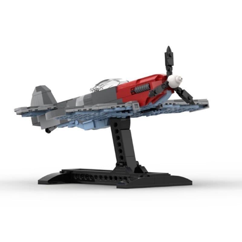 MOC-151692 é compatível com o conjunto de blocos de montar LEGO do caça a jato Yak-3 da Segunda Guerra Mundial, um prese