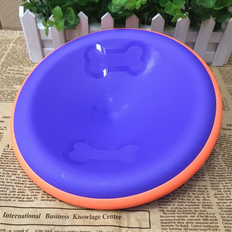 Frete grátis brinquedo frisbee para cachorro engrossado duas cores Pet frisbee frisbee cão frisbee brinquedo mais fácil 