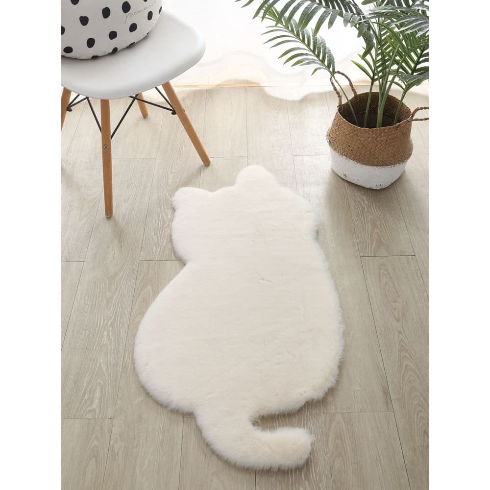 Casa quarto cabeceira antiderrapante imitação de pele de coelho tapete sala de estar absorvente pé tapete de pelúcia ins