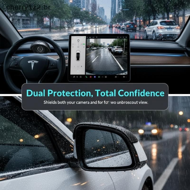 Câmera De Visão Traseira Do Carro Escudo Chuva 1/2/4 Pçs Durável À Prova Dwaterproof Água PVC Capa Para Estacionamento R