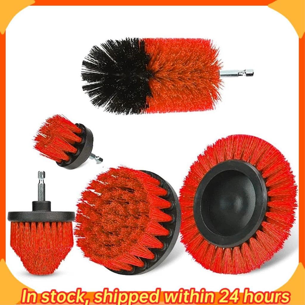 [hobbes1] Conjunto De Escova Para Lavagem De Carro Disco Elétrica Broca Kit De Ferramentas De Limpeza Piso Cozinha Banhe