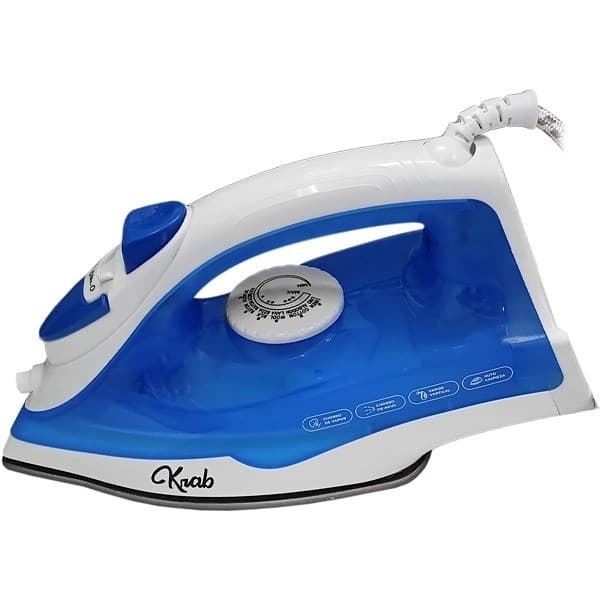 Ferro de Passar a Vapor Krab KBPV13 1300W Antiaderente com Spray 220V Original