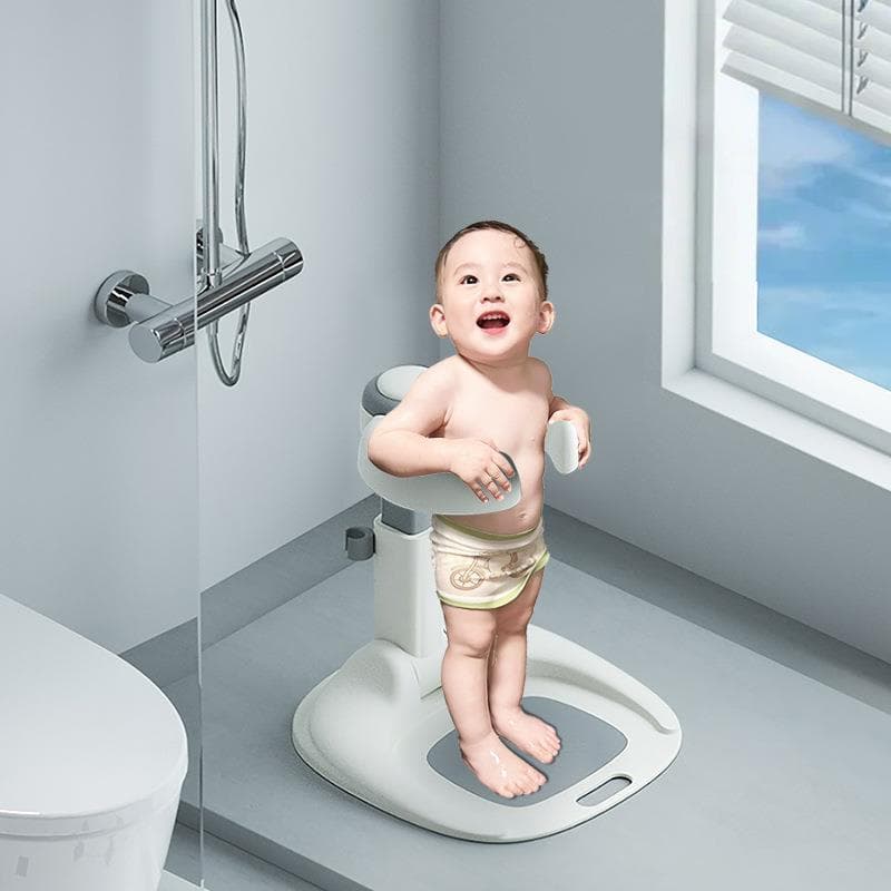 Bebê em pé banho ferramenta útil infantil crianças banheira bunda lavagem ferramenta útil banheira Rack