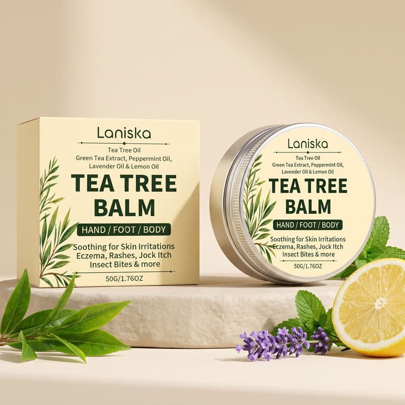 Estoque pronto Hidratante Tea Tree Hidratante Hidratante Suave Pele Corporal Hidratante Diário para Cuidados com a Pele2
