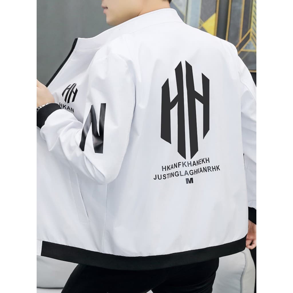 Jaqueta masculina primavera outono 2026 novo estilo jaqueta masculina topo versão coreana magro-ajuste Casual masculino 