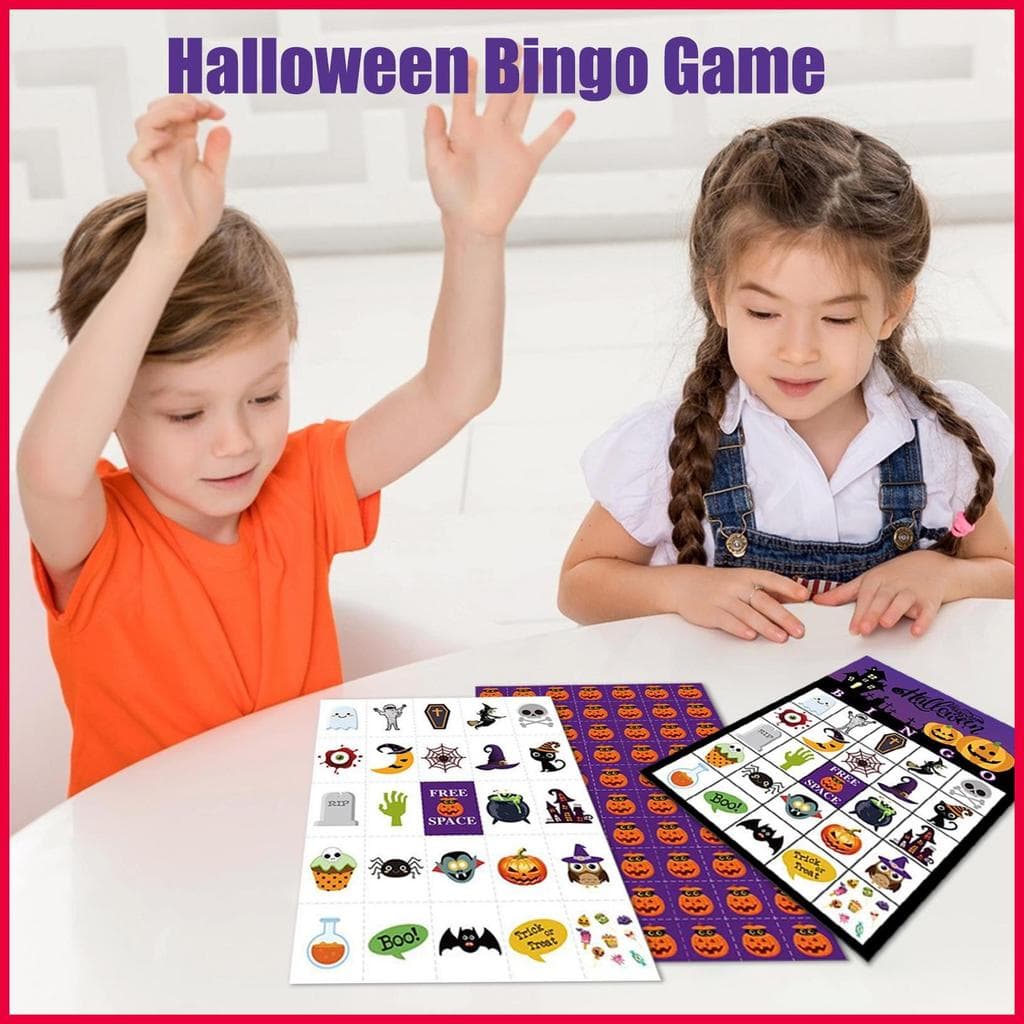 Jogos De Festa De Halloween Jogo Conjunto Mesa Brinquedo Família Cartas Para A Escola Sala De Aula Reunião Festiva Casa 