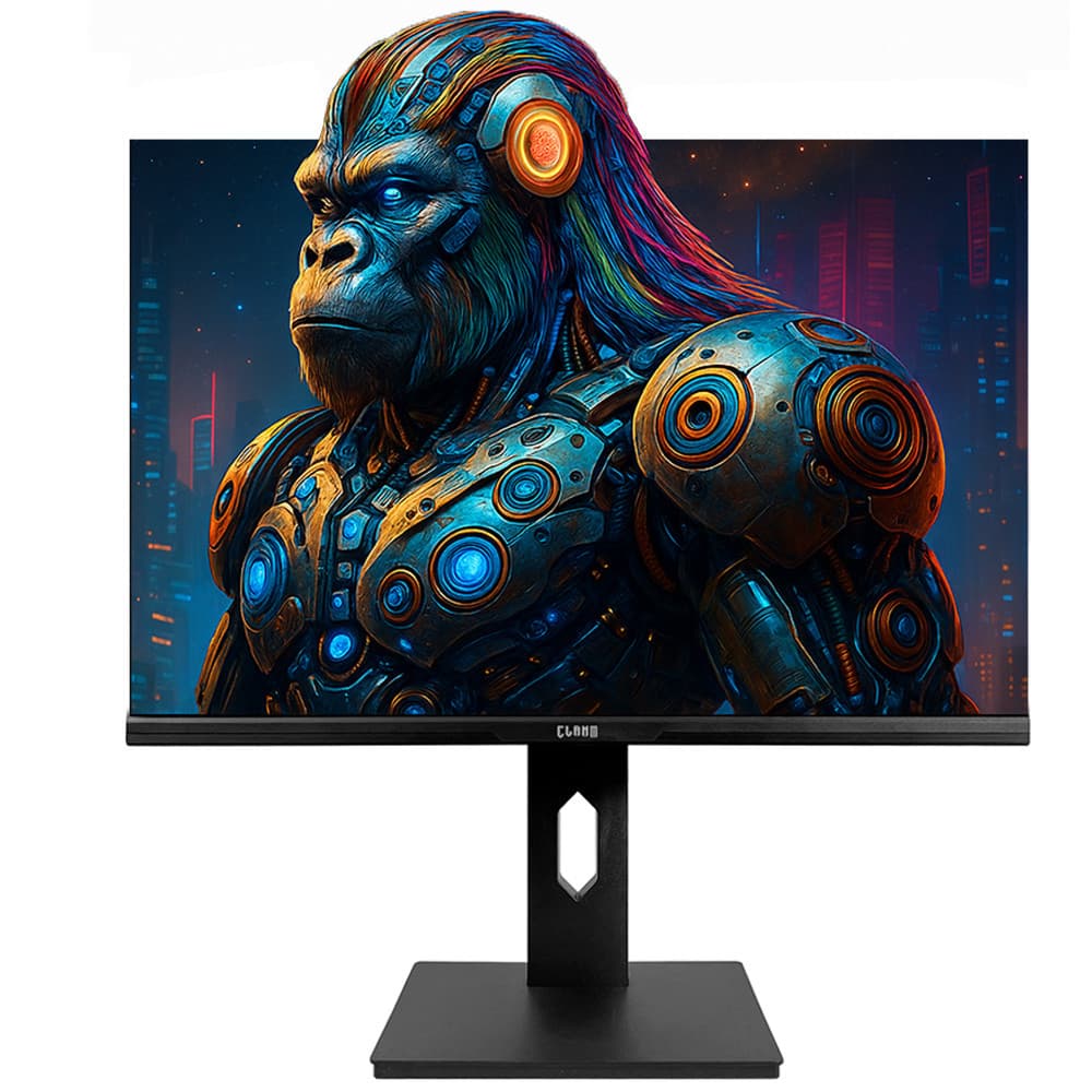 Monitor Gamer CLANM Pulsar 24 Polegadas Full HD 165Hz 1ms HDMI DisplayPort Tela LED PC e Console
