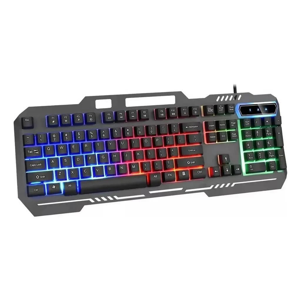 Teclado Gamer B-Max Semi Mecânico Com LED Blacklight
