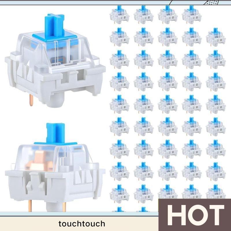Teclados Teclas Substituição Interruptor Azul 3 Pinos 100 Pçs Interruptores De Teclado Mecânico Clickers touchtouch1 . b