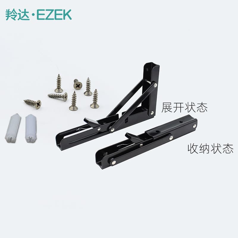 Suporte de aço inoxidável, prateleira dobrável de 9 níveis, rack de armazenamento montado na parede, suporte triangular,
