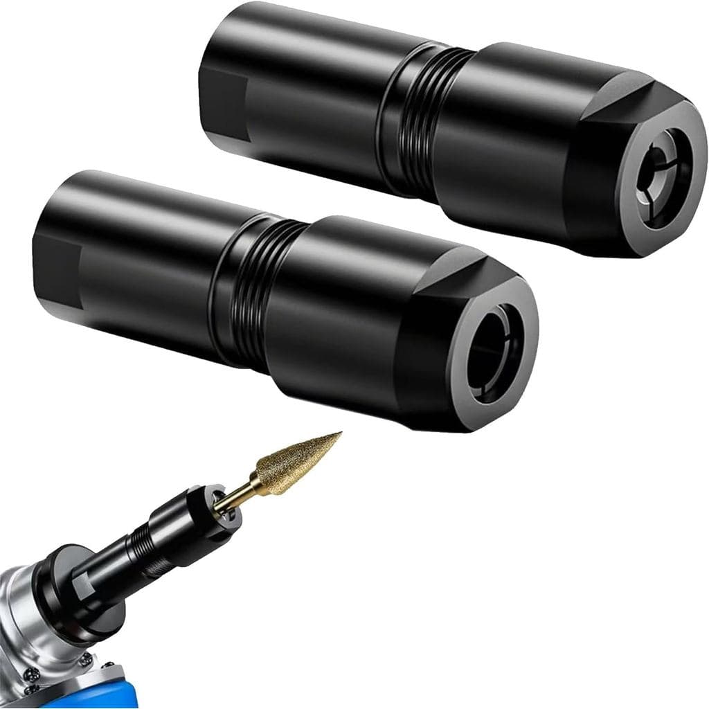 Adaptador de Esmerilhadeira Angular para Esmerilhadeira Retilínea (2 Peças).   Rosca de 5/8"-11 para mandris de pinça de