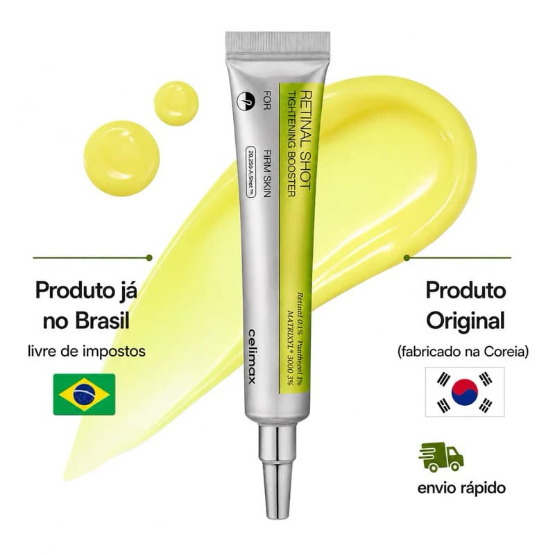 Celimax Retinol The Vita A Retinal Shot Tightening Booster 15ml Anti Idade Firmador Importado Original