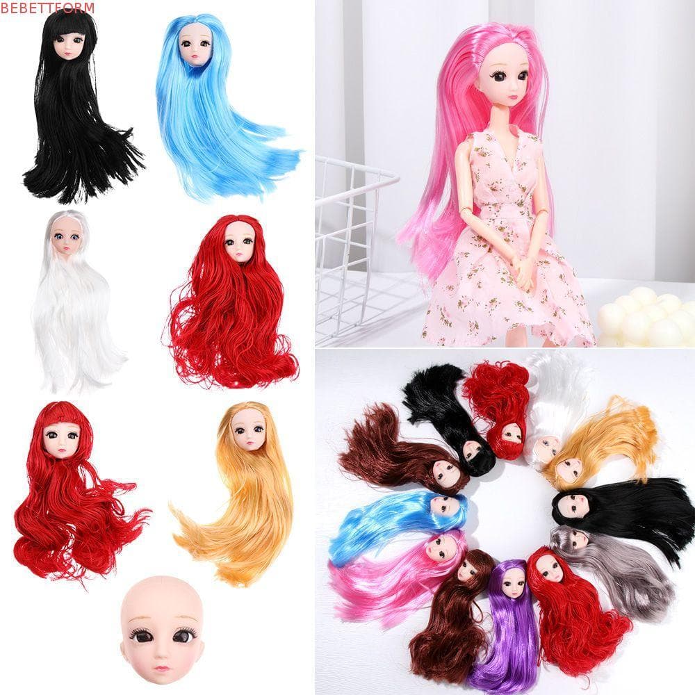 BEBETTFORM 30 Bonecas Olhos Articulados Penteados Longos 1/6 BJD Acessórios Para Antigas