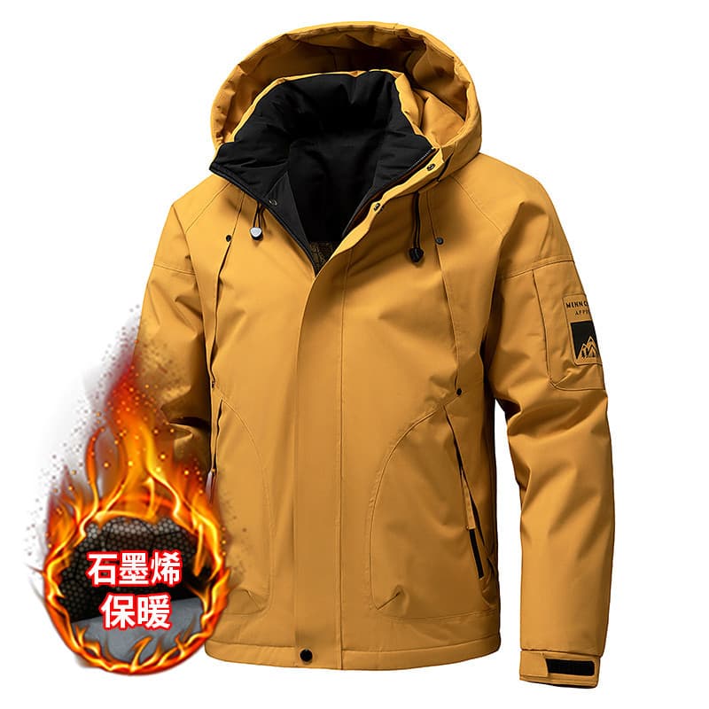 Novo estilo jaqueta acolchoada de algodão grafeno masculina inverno algodão acolchoado jaqueta espessada masculina jaque