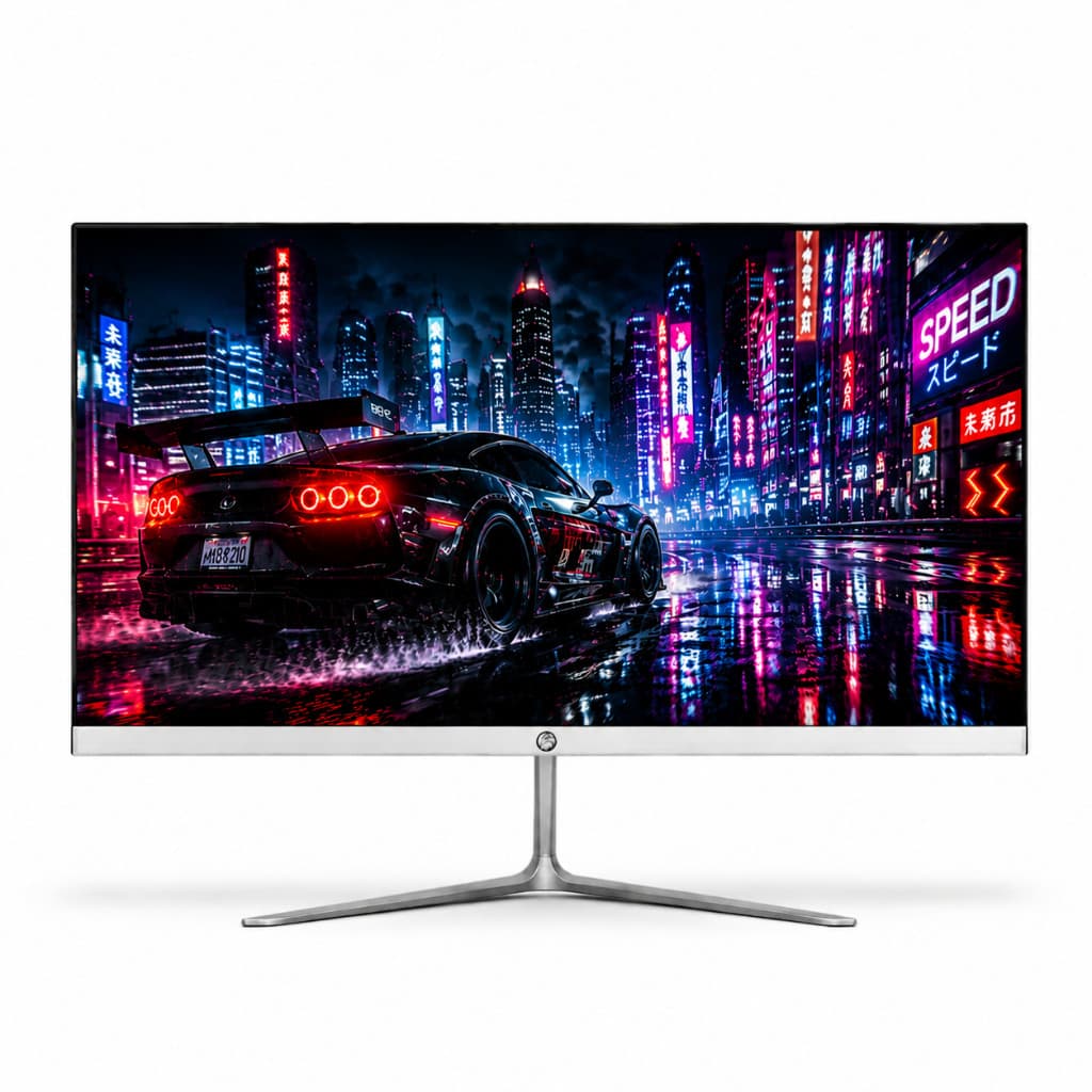 MONITOR GAMER PRO 180HZ 23.8" FULL HD FRAMELESS BRANCO ULTRA FLUIDO WIDESCREEN HDMI DISPLAYPORT SETUP GAMER