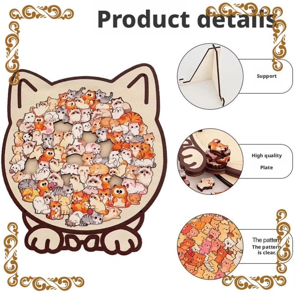 Brinquedo De Quebra-Cabeça PEONYQ , Brinquedos Educativos Divertidos , De Alívio De Estresse De Desenho Animado , Tema D