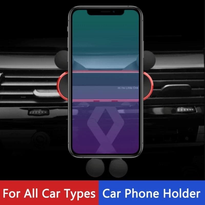 QHCP Gravidade Suporte Do Telefone Carro De Montagem De Ventilação De Ar Celular GPS Apto Para iPhone i Redmi Acessórios