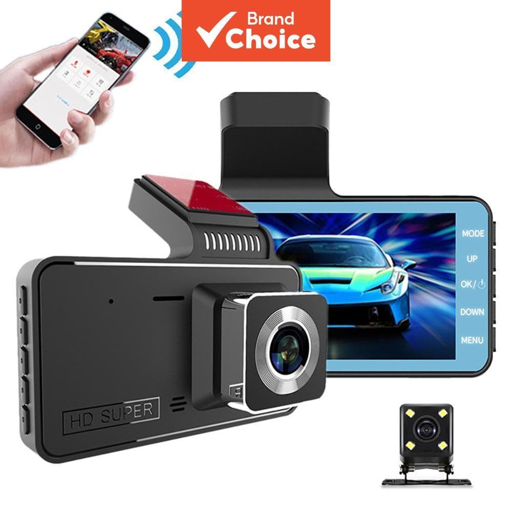 Saimili 1080p Dash Cam Visão Noturna Dvr WIFI Gravador De Carro Monitor De Estacionamento Câmera De Traseira