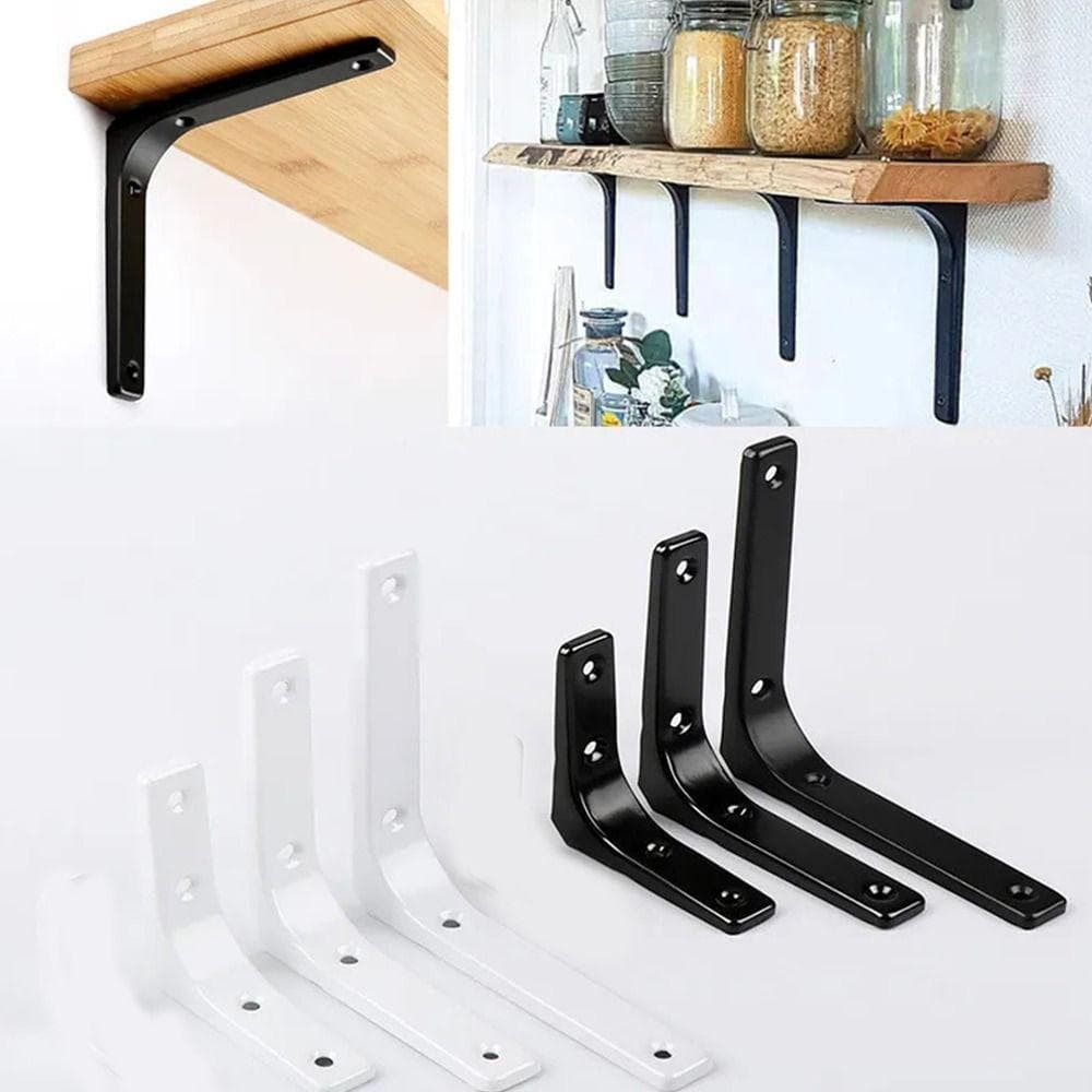 Suporte De Prateleira TEVO 2pcs , Montado Na Parede Espessado , Fixo Triangular Pesado